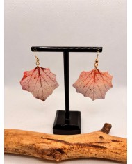 EDICIÓN LIMITADA pendientes artesanos de hoja natural