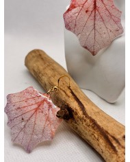EDICIÓN LIMITADA pendientes artesanos de hoja natural