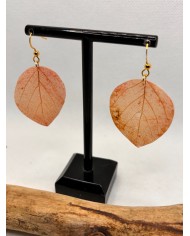 EDICIÓN LIMITADA pendientes artesanos de hoja natural