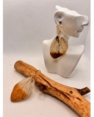 EDICIÓN LIMITADA pendientes artesanos de hoja natural