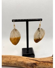 EDICIÓN LIMITADA pendientes artesanos de hoja natural