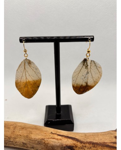 EDICIÓN LIMITADA pendientes artesanos de hoja natural