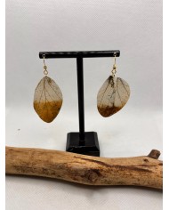 EDICIÓN LIMITADA pendientes artesanos de hoja natural