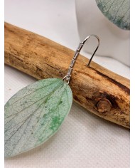 EDICIÓN LIMITADA pendientes artesanos de hoja natural