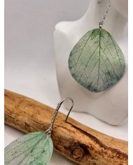 EDICIÓN LIMITADA pendientes artesanos de hoja natural