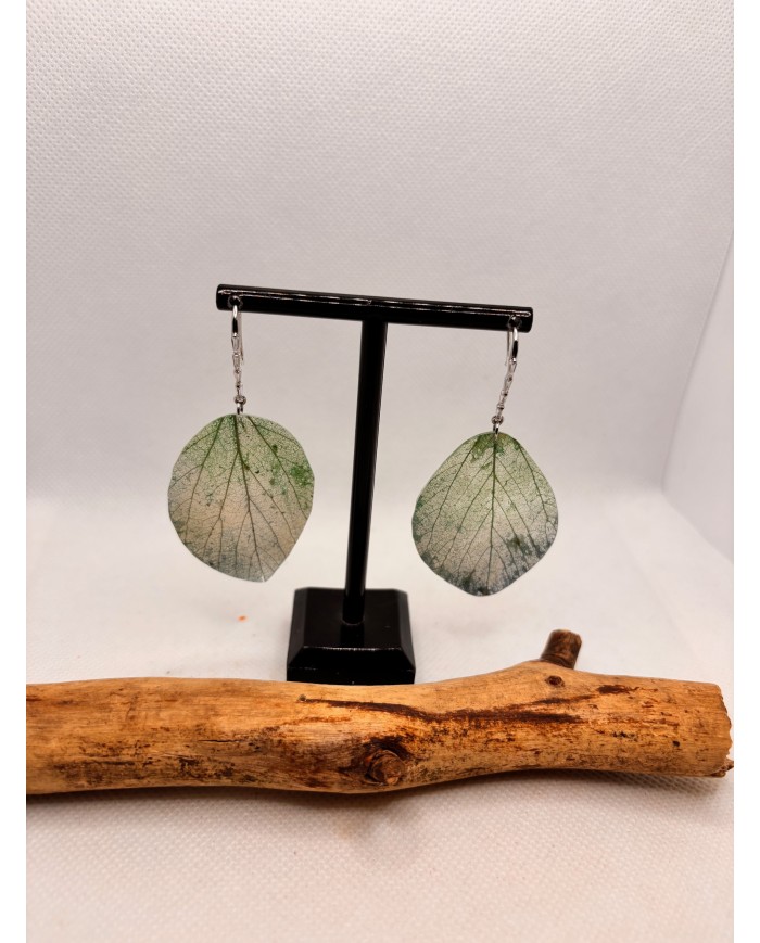 EDICIÓN LIMITADA pendientes artesanos de hoja natural
