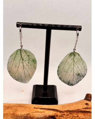 EDICIÓN LIMITADA pendientes artesanos de hoja natural