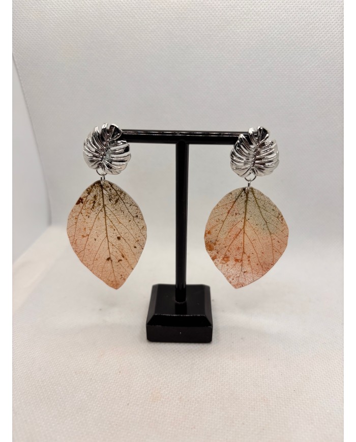 EDICIÓN LIMITADA pendientes artesanos de hoja natural