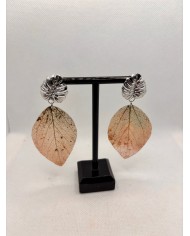 EDICIÓN LIMITADA pendientes artesanos de hoja natural
