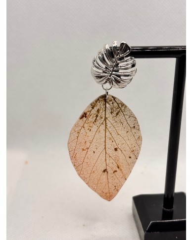 EDICIÓN LIMITADA pendientes artesanos de hoja natural