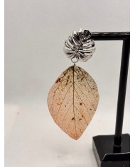 EDICIÓN LIMITADA pendientes artesanos de hoja natural