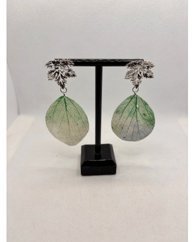 EDICIÓN LIMITADA pendientes artesanos de hoja natural