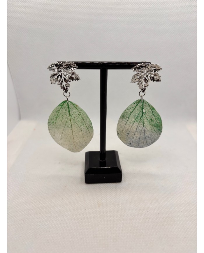EDICIÓN LIMITADA pendientes artesanos de hoja natural