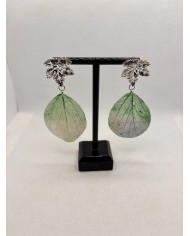 EDICIÓN LIMITADA pendientes artesanos de hoja nartural