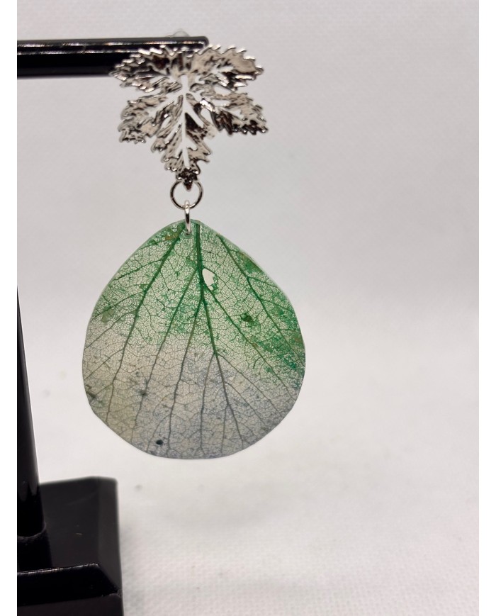 EDICIÓN LIMITADA pendientes artesanos de hoja natural