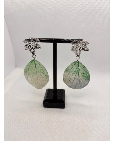 EDICIÓN LIMITADA pendientes artesanos de hoja natural
