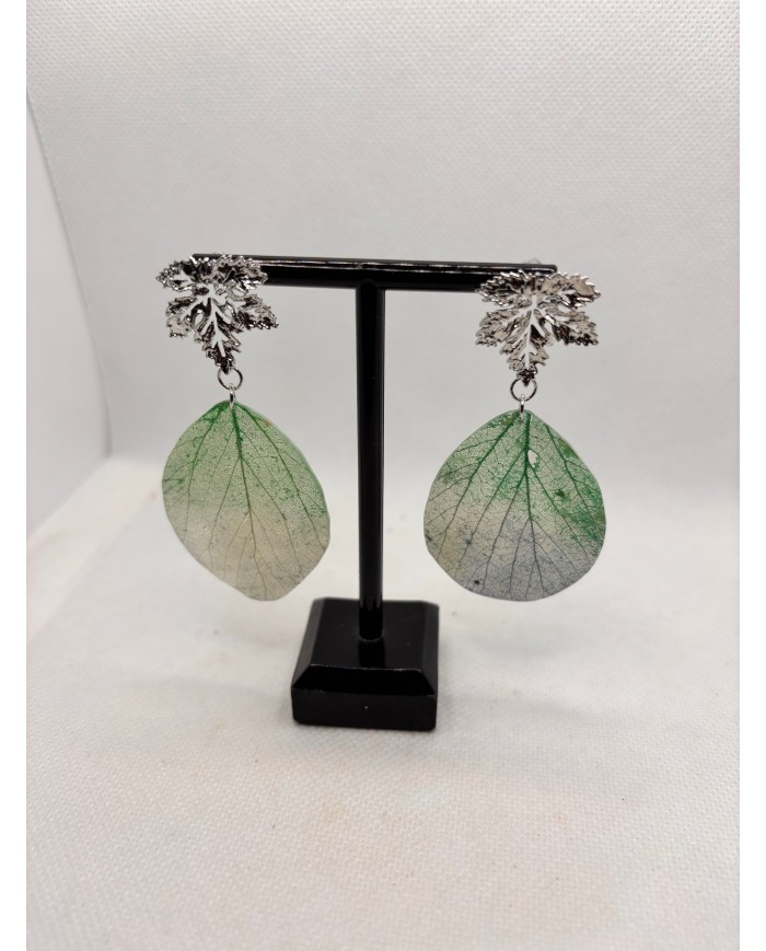 EDICIÓN LIMITADA pendientes artesanos de hoja natural