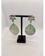 EDICIÓN LIMITADA pendientes artesanos de hoja natural