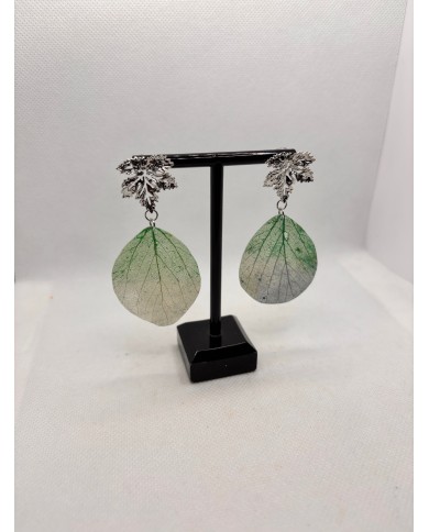 EDICIÓN LIMITADA pendientes artesanos de hoja natural
