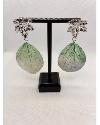 EDICIÓN LIMITADA pendientes artesanos de hoja natural
