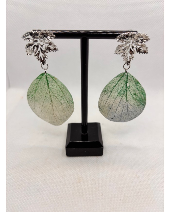 EDICIÓN LIMITADA pendientes artesanos de hoja natural