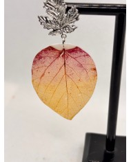 EDICIÓN LIMITADA pendientes artesanos de hoja nartural