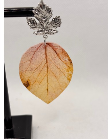 EDICIÓN LIMITADA pendientes artesanos de hoja nartural