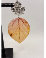 EDICIÓN LIMITADA pendientes artesanos de hoja nartural