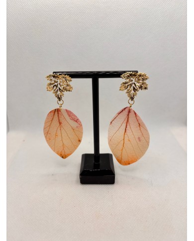EDICIÓN LIMITADA pendientes artesanos de hoja natural