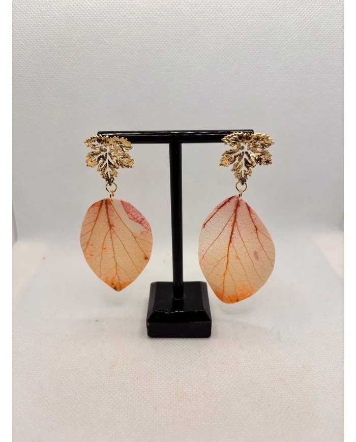 EDICIÓN LIMITADA pendientes artesanos de hoja natural