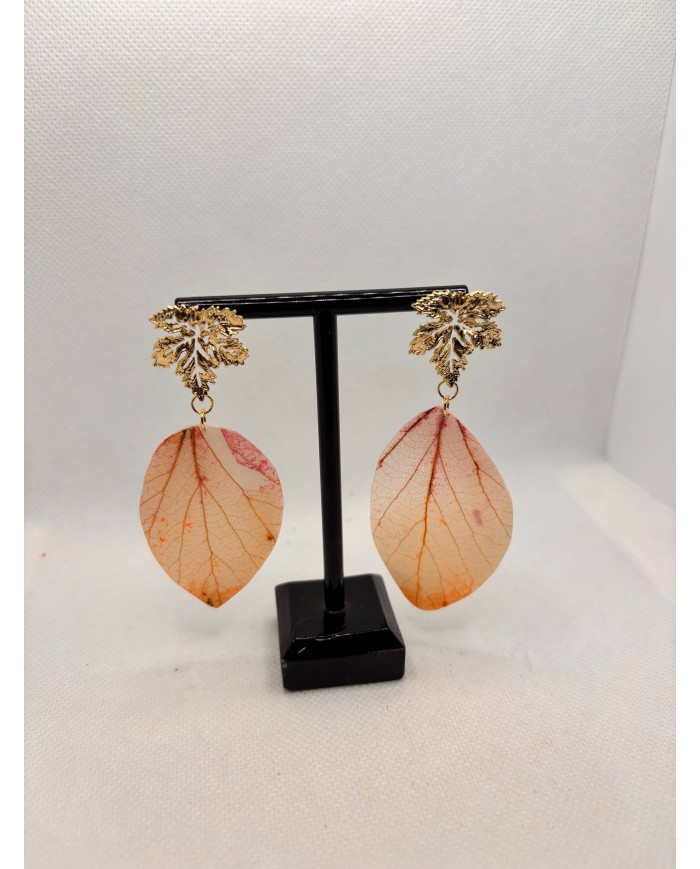 EDICIÓN LIMITADA pendientes artesanos de hoja natural