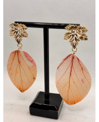 EDICIÓN LIMITADA pendientes artesanos de hoja natural