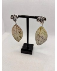EDICIÓN LIMITADA pendientes de hoja natural