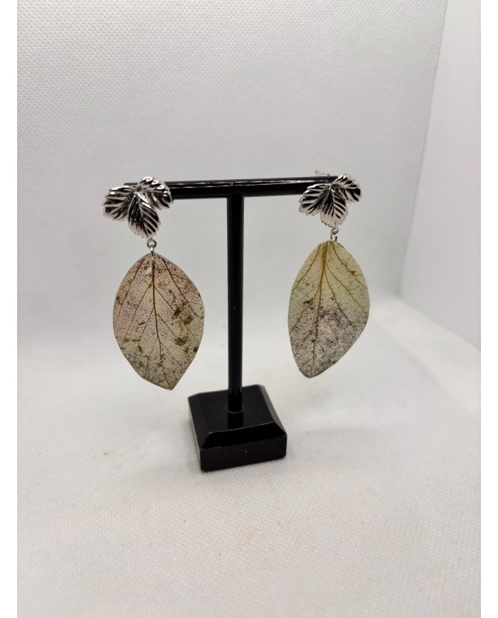 EDICIÓN LIMITADA pendientes de hoja natural