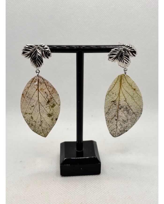 EDICIÓN LIMITADA pendientes de hoja natural