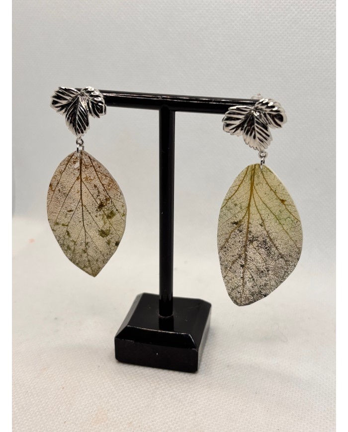 EDICIÓN LIMITADA pendientes de hoja natural