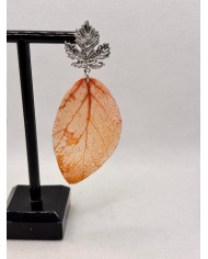 EDICIÓN LIMITADA  pendientes de hoja natural artesanos