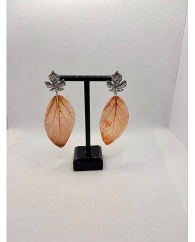 EDICIÓN LIMITADA  pendientes de hoja natural artesanos