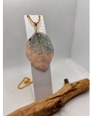 COLLAR ARTESANO DE HOJA NATURAL