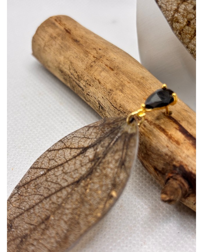 PENDIENTES DE HOJA NATURAL ARTESANOS