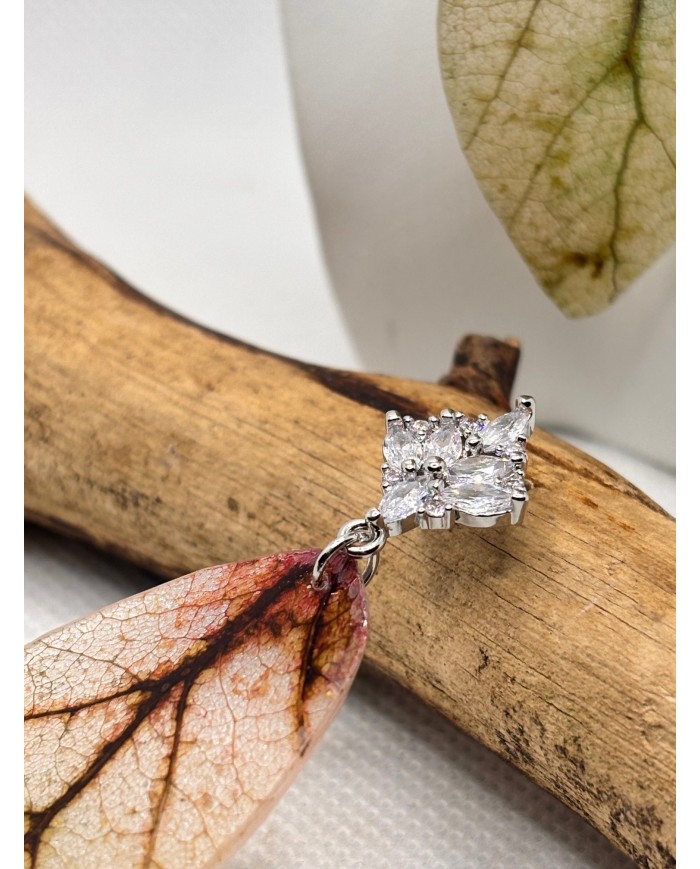 EDICIÓN LIMITADA pendientes artesanos de hoja natural