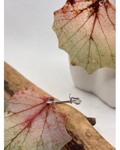 EDICIÓN LIMITADA pendientes artesanos de hoja natural
