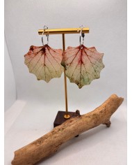 EDICIÓN LIMITADA pendientes artesanos de hoja natural