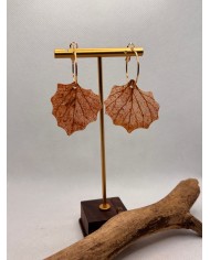 EDICIÓN LIMITADA pendientes artesanos de hoja natural