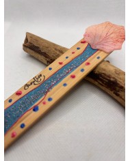 Marcapáginas de hoja natural artesanos