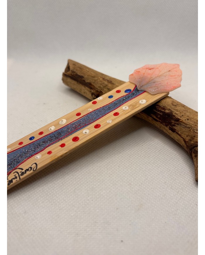 MARCAPÁGINAS artesano  de hoja natural