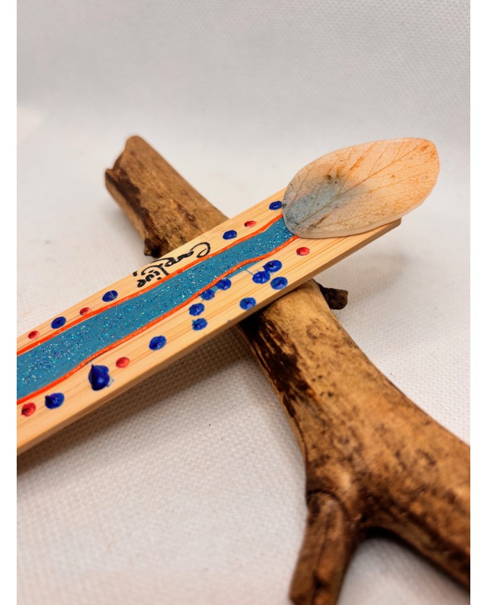 MARCAPÁGINAS artesano de hoja natural