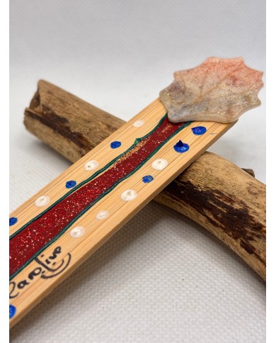 MARCAPÁGINAS artesano de hoja natura