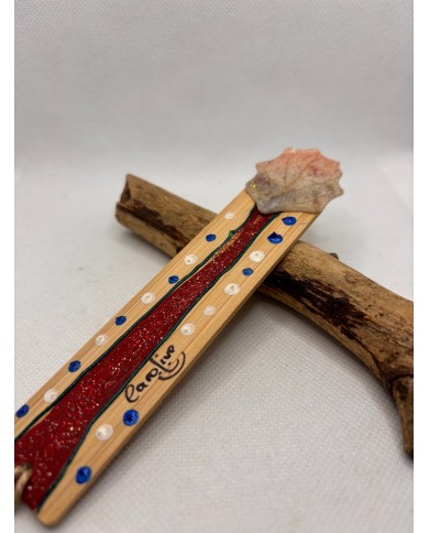 MARCAPÁGINAS artesano de hoja natura