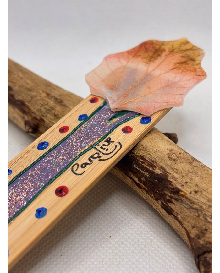 MARCAPÁGINAS artesanos de hoja natural